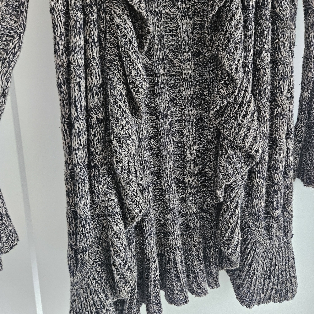 INC open front cardi with bell sleeve and ruffle front ladies XL - Picture 2 of 4